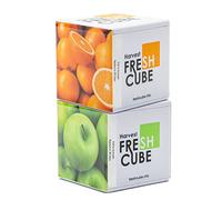 Harvest Fresh Cube Produce Saver | Extiende la vida útil de los productos hasta 4 a 6 semanas | Simplemente desenvuelve y olvídalo. | Paquete de 2 | Suministro para 180 días