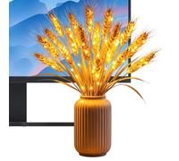 Harvest LED Lamp, Table Centerpiece Lighting, 14.96x5.12x5.12 Golden Decorative LED Light with Warm Glow Effect, Sturdy Ambient Table Lamp, Festive Home Lighting Decor, Room Desk Light for Café Bar