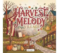 Harvest Melody Village: A Cozy Fall Coloring Book of Cider Stands, Pumpkin Markets, Gazebo Music, Lanterns, and Autumn Celebrations