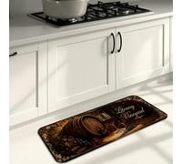Harvest Vineyard - Tapetes de cocina para piso, uvas rústicas, suaves, acolchados, cómodos, lavables, para fregaderos de cocina, lavandería, baño, 16 x 47 pulgadas