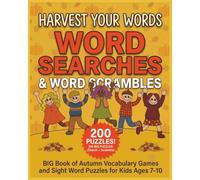 Harvest Your Words: Word Searches & Word Scrambles: Sight Word Puzzles for kids 7-10