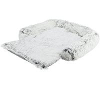 Harvey - Protector de Muebles para Cama, Cuadrado, 70 × 90 cm, Blanco-Negro