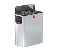 HARVIA THE WALL SW80 - Estufa eléctrica para sauna (8 kW, con control integrado, 3 fases, acero inoxidable)