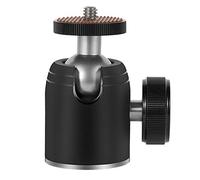 Harwerrel Trípode Mini Rotula de Bola 360 Grados Metal Ballhead Montaje con Adaptador de Tornillo de 3/8" a 1/4" para cámara Digital DSLR Teléfono Celular Monopod Gopro Soporte de luz Faros