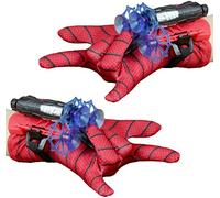 Harxin 2Pcs Juegos de Launcher, Launcher Glove, Lanza Telarañas, Spider Web Shooter, Guantes Spider Niño, Guante de Lanzador, Cosplay Glove Héroes Launcher (Juegos de Launcher)