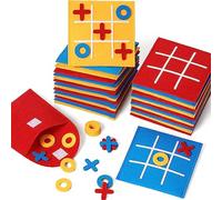 Harxin Tic TAC Toe, Juego de Mesa Estratégico para la Familia, Juegos de Viaje Portátiles, Rellenos para Bolsas de Regalo (12 Piezas)