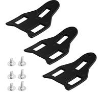 HARY Juego de espaciadores de tacos para tacos Shimano SPD-SL y LOOK KEO - Espaciadores de pedal apilables de 1 mm y 2 mm con tornillos M5 (10 mm y 13,5 mm) - Adaptador de tacos de bicicleta para