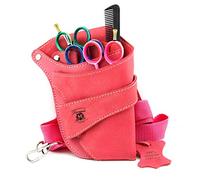 Haryali London - Bolsa profesional para tijeras de pelo - bolsa de tijeras - bolsa de tijeras de color rosa - bolsa de tijeras de salón de mujer - bolsa para tijeras, maquinilla de afeitar y peinar,