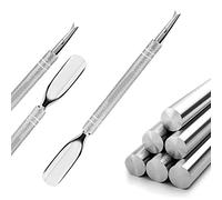 Haryali London Empujador de cutículas y recortador de cutículas, herramienta empujadora de cutículas de 6 pulgadas, recortadora de cutículas, recortadora y empujadora, para una eliminación segura y