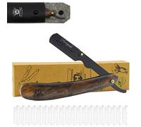 Haryali London Navaja Afeitar Barbero - Navaja De Afeitar Hombre Con Cuchillas De Afeitar Incluye Bolsa De Cuero