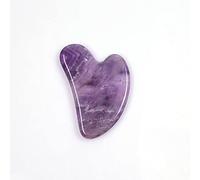 Haryar Jade Gua Sha Masaje Piedra Corazón Amatista Facial Relajación Tensión muscular
