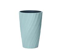 HARZONLI Portacepillos de Dientes Bathroom Tumblers Good Morning Cup Round Toothbrush Toothpaste Holder Cup Travel Washing Cup Water Mug Bathroom Accessories(Sky Blue)