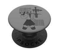 Has conquistado a los Enemigos Y2K Anime Goth Girl Cross PopSockets PopGrip Adhesivo