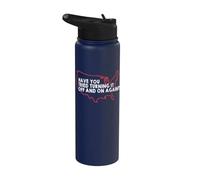 ¿Has intentado apagarlo y encenderlo? Funny USA Broken - TFS Stainless Steel Insulated Water Bottle