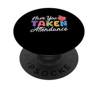 has tomado asistencia Diseño para un seguidor de televisión PopSockets PopGrip Adhesivo