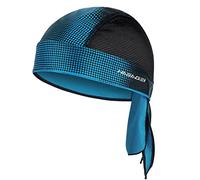 HASAGEI Bandana para Hombre y Mujer, pañuelo para la Cabeza, para Motero, Gorra para Bicicleta, Parte Inferior elástica, Transpirable, Absorbe el Sudor, de Secado rápido