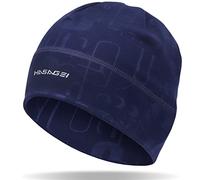 HASAGEI Gorro de correr para hombre y mujer, gorro de invierno unisex, suave, elástico, resistente al viento, gorro térmico de invierno, adecuado para primavera, otoño e invierno, azul, 52