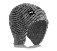 HASAGEI Gorro de Invierno Transpirable de Punto para Invierno, térmico, Suave, Gorro de esquí, para Hombre y Mujer, Gris, 42-60