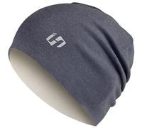 HASAGEI Gorro, Gorro Hombre, Gorro Mujer, Beanie, Gorro de Correr Gorro Deportivo Forro Polar Cómodo para Correr Motociclismo Deporte al Aire Libre Invierno, gris, Talla única