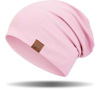 HASAGEI Gorro para mujer, ligero, suave, unisex, elástico, para todas las estaciones, Rosa., Talla única