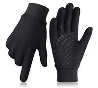 HASAGEI Guantes para pantalla táctil de forro polar para correr, para hombre, mujer, para invierno, cálidos, resistentes al viento, para bicicleta, correr, senderismo, conducción