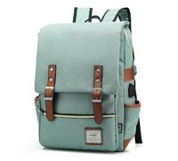 HASAGEI Mochila Unisex de Lona Mochila del Ordenador Portátil Escolar Vuelta al Cole