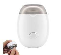 HASAIKA® Cortauñas eléctrico, 2 en 1 Cortauñas Pulidor de Uñas, 3 velocidades de ajuste, luz LED, apto para uñas de manos y pies (Blanco)