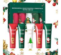 HASAIKA® Crema de Manos, Juego de Crema de Manos Navidad, Set de Regalo para Pieles ásperas y Agrietadas, 5 piezas
