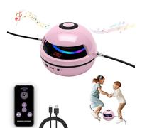 HASAIKA® Máquina de Saltar Eléctrica, Máquina Automática Inteligente de Salto de Cuerda, Ajuste de 10 velocidades, pantalla LED, apto tanto para niños como para adultos (Rosa)