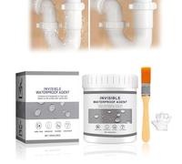 HASAIKA® Sellador Impermeable Invisible, agente sellador adhesivo fuerte antifugas para techos, paredes exteriores, baños, inodoros, 150 g