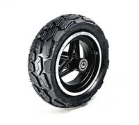 Hasaller 11 pulgadas Scooter eléctrico Asamblea de rueda delantera con neumático todoterreno neumático 100/50-6.5 Hub de aleación de aluminio para Xiaomi E4 E8 E10 ES2 ES4 GT Pro 2 Max G30