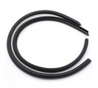 Hasaller 2 tiras de sellado de goma para puerta de coche, resistente al viento, reducción de ruido, para vehículo, lado izquierdo y derecho, color negro, 75 cm