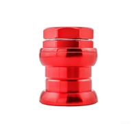 Hasaller 34mm Auriculares de bicicleta Cartucho sellado Doble Rodamientos CNC 6061 Aleación de aluminio para Brompton Marco de bicicleta plegable Dirección Horquilla Negro Rojo Plata Oro (Rojo)