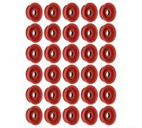 Hasaller Accesorios de anillo de sellado para máquina de café Krups, paquete de 10 o 30 juntas tóricas de silicona para prevención de fugas de válvula de drenaje de grupo de cerveza, 1,25 cm (30