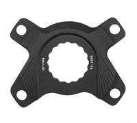 Hasaller Adaptador de piñón de bicicleta de montaje directo BCD110 convertidor de plato de 4 pernos para GXP EASTON 55g MTB 60g 3-Bolt 63g Interfaz de manivela 6061 Aleación de aluminio negro (EC-110