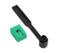 Hasaller Aguja de repuesto para Audio-Technica ATN95E AT3400 AT3450 punta ovalada para tocadiscos LP120-USB, soporta discos de 33/45/16 RPM, verde y negro