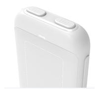 Hasaller Air Mouses CheerTok Air Mouse A-ir - Ratón de aire inalámbrico Blue-tooth CHP03 Touch Pad para iOS An-droid S-mart TV Tablet portátil (botón doble blanco)