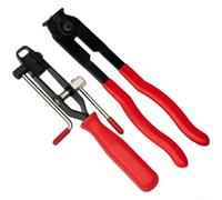 Hasaller Alicates de jaula de bolas para desmontaje de juntas CV e instalación de botas con rango de sujeción de 0 a 22 mm, mandíbulas de acero de aleación tratadas térmicamente, color rojo, juego de