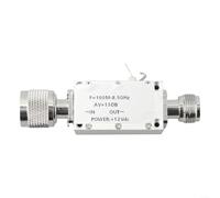 Hasaller Ampliador de RF de bajo ruido Amplificador de señal RF profesional 100MHz a 8.5GHz Preamplificador de bajo ruido 30dB Ganancia 15dBm Salida RF Preamplificador para pruebas de laboratorio y