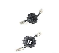 Hasaller Anillo de estrangulador de onda corta de 1.8-30MHz para radio HF 1:1 Balun de corriente antiinterferencia M macho a M conector hembra Dispositivo de supresión de alta potencia negro (EM-43 EM