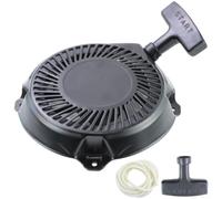 Hasaller Arrancador de retroceso de montaje de arranque para modelos de motor 591301 693394 791670 795930 con carcasa de metal y mecanismo de tracción suave para horizontal vertical de 5HP 6HP (1