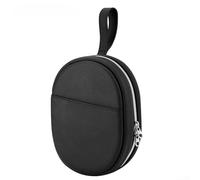 Hasaller Bolsa de almacenamiento portátil de poliuretano para auriculares Bose QC Ultra QC35, a prueba de golpes, con algodón perla y esponja ondulada, funda ligera con correa de asa y parte delantera