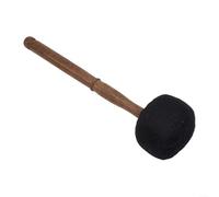 Hasaller Bu-ddha Sound Bow-l Hammer - Mazo de fieltro para sanación de sonido tibetano Bo-wl Striker Pan Bell Instrumento tibetano Bo-wl Striker Chanting Gong Meditación Sound Bowl St-ick (negro