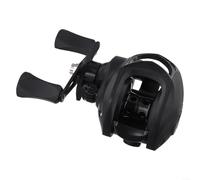 Hasaller Carrete de cebo de metal con sistema de freno magnético de 10 imanes para control antiholgura, mano izquierda o derecha, recupera el cuerpo de aleación de zinc, engranaje de piñón de latón