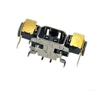 Hasaller Conector de alimentación para consola de juegos para Nintendo 3DS 2DS XL 3DS XL LL - Conector de base de carga de repuesto con ABS y construcción de metal, negro (originalmente nuevo)