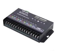 Hasaller Controlador LED programable de 12 canales de 60 A para luces RGB y monocromáticas con programación USB y rango de voltaje DC5-24V