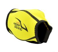 Hasaller Cubierta del regulador de buceo, Accesorios de buceo de neopreno Cubierta protectora del regulador de segunda etapa (amarillo)