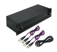 Hasaller Ecualizadores gráficos de doble canal de 31 bandas, ecualizador gráfico estéreo, ecualizador de audio, ecualizador Gra-phic con bajo ruido e indicación de espectro LED para análisis de audio