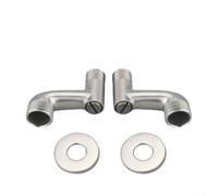 Hasaller Grifo mezclador de ducha, adaptadores de brazo oscilante, adaptador de extensión de grifo de ducha, conector de brazo oscilante, montaje en pared de acero inoxidable, brazos de extensión