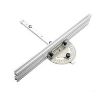 Hasaller Guía de calibre de inglete para carpintería, regla de ángulo ajustable, de valla de mango de mesa (Tupe 1)